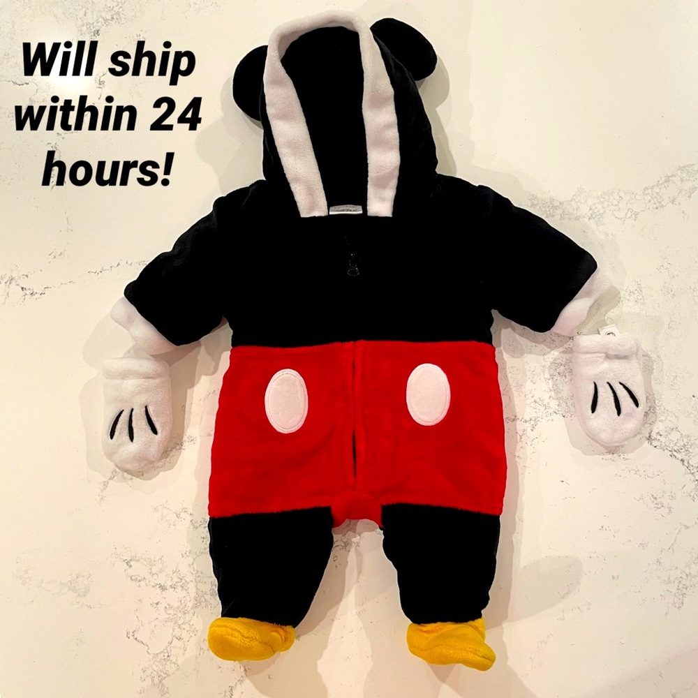 Disney Baby Mickey Mouse Costume 0-3 Months